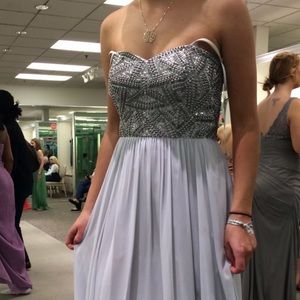 David's Bridal Dresses - David’s bridal silver sequin gown David's Bridal Dresses - David’s bridal silver sequin gown